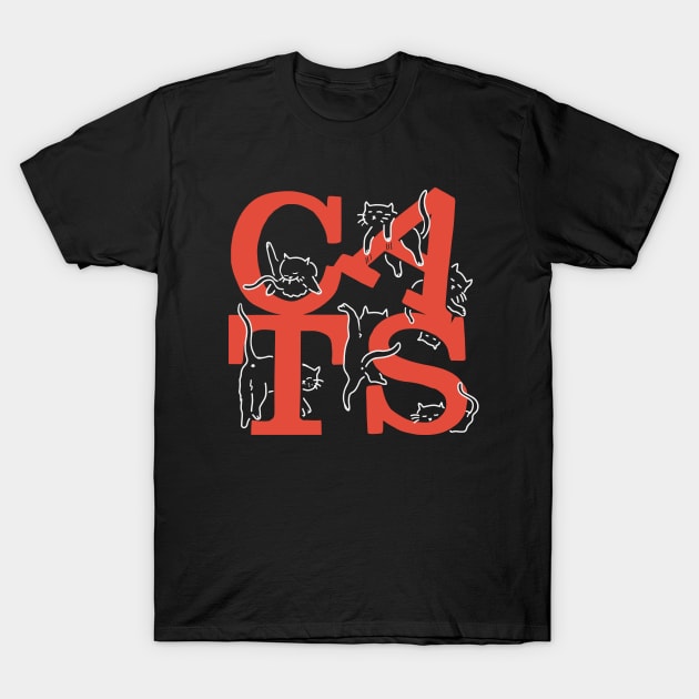 CATS T-Shirt by CATSNEEZE